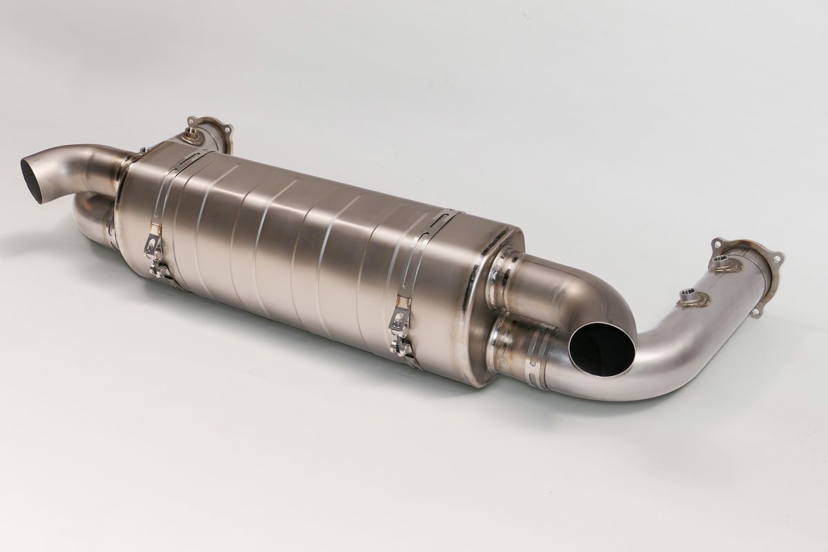 handmade Porche sport exhaust